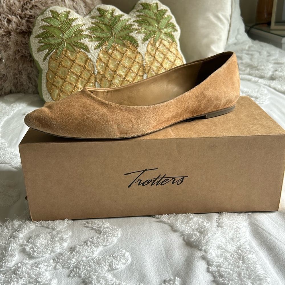 Trotters Estee - Camel Suede